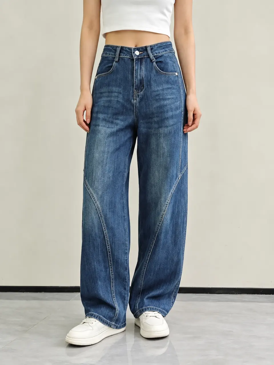 GD DENIM style 732 barrel jeans
