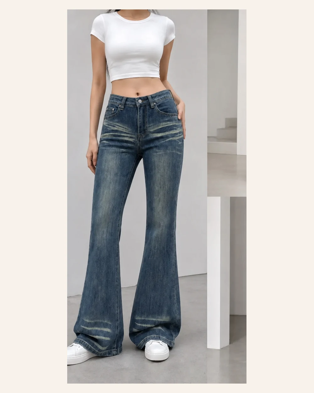 GD DENIM style 13280-18 Modern stretch flare