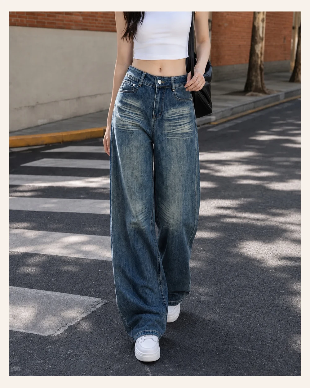 GD DENIM style 13550-18 Everyday stretch wide-leg